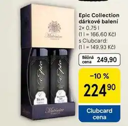Tesco Epic Collection dárkové balení, 2x 0,75 l nabídka