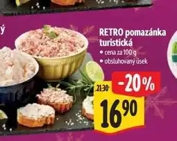 Albert RETRO pomazánka turistická 100 g nabídka