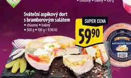 Albert Sváteční aspikový dort s bramborovým salátem 500 g nabídka