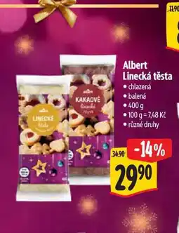 Albert Albert Linecká těsta 400 g nabídka