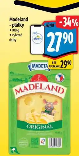 Albert Madeland - plátky •100 g nabídka