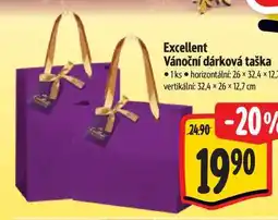 Albert Excellent Vánoční dárková taška 1 ks nabídka