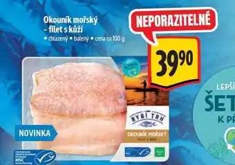 Albert Okouník mořský - filet s kůží 100 g nabídka