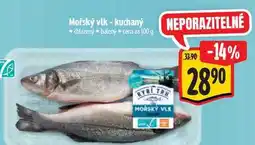 Albert Mořský vlk - kuchaný 100 g nabídka