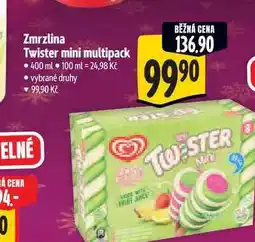 Albert Zmrzlina Twister mini multipack 400 ml nabídka
