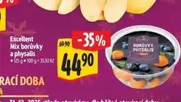 Albert Excellent Mix borůvky a physalis 125 g nabídka