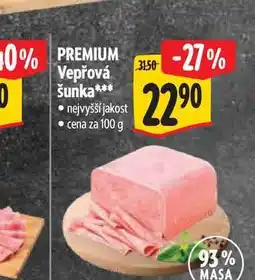 Albert PREMIUM Vepřová šunka 100 g nabídka