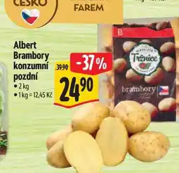 Albert Albert Brambory konzumní pozdní 2 kg nabídka