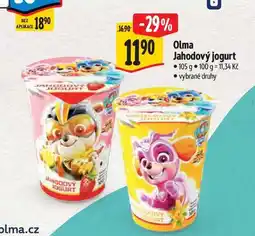 Albert Olma Jahodový jogurt 105 g nabídka