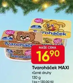 Hruška Milko Tvaroháček MAXI různé druhy 130 g nabídka