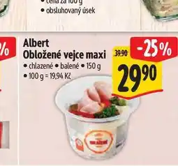 Albert Albert Obložené vejce maxi 150 g nabídka