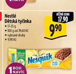 Albert Nestlé Dětská tyčinka 17-25 g nabídka