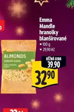 Albert Emma Mandle hranolky blanšírované 100 g nabídka