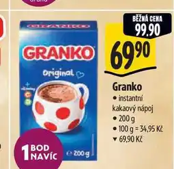 Albert Granko instantní kakaový nápoj 200 g nabídka