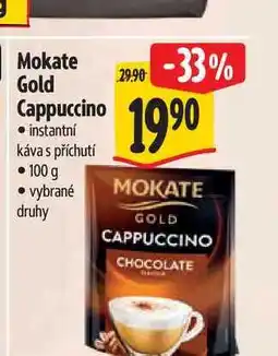 Albert Mokate Gold Cappuccino instantní káva s příchutí 100 g nabídka