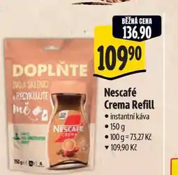 Albert Nescafé Crema Refill instantní káva 150 g nabídka