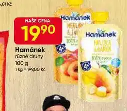 Hruška Hamánek různé druhy 100 g nabídka