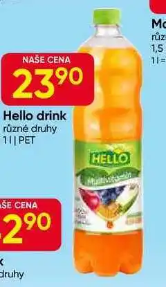 Hruška HELLO drink 1,5l nabídka