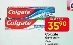 Hruška Colgate Triple Action Zubní pasta 75ml nabídka