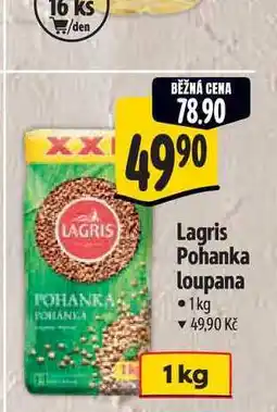 Albert Lagris Pohanka loupana 1kg nabídka