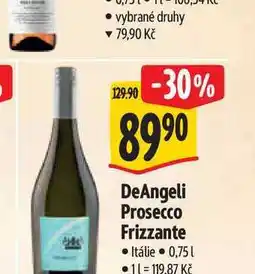 Albert DeAngeli Prosecco Frizzante 0,75 l nabídka