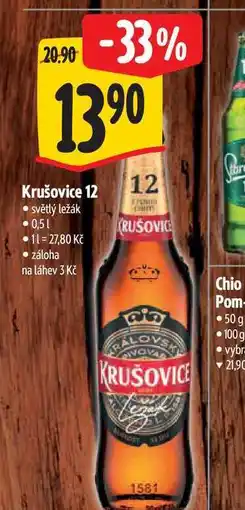 Albert Krušovice 12 0,5 l nabídka