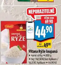 Albert Vitana Rýže loupaná varné sáčky 800 g nabídka