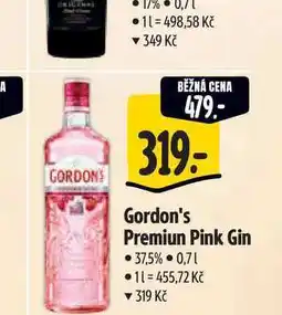 Albert Gordon's Premiun Pink Gin 37,5% 0,71 nabídka