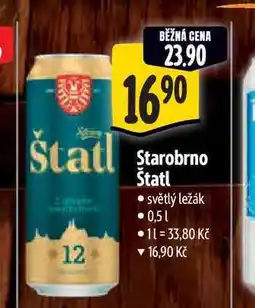 Albert Starobrno Štatl 0,5 l nabídka