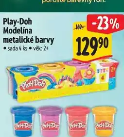 Albert Play-Doh Modelína metalické barvy sada 4 ks nabídka
