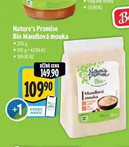Albert Nature's Promise Bio Mandlová mouka 250g nabídka