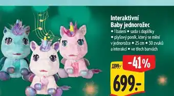 Albert Interaktivní Baby jednorožec nabídka