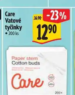 Albert Care Vatové tyčinky 200 ks nabídka