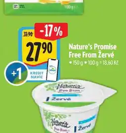 Albert Nature's Promise Free From Žervé 150 g nabídka