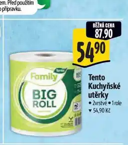 Albert Tento Kuchyňské utěrky 2vrstvé 1 role nabídka