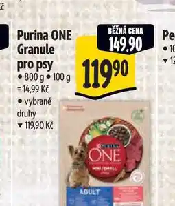 Albert Purina ONE Granule pro psy 800 g nabídka