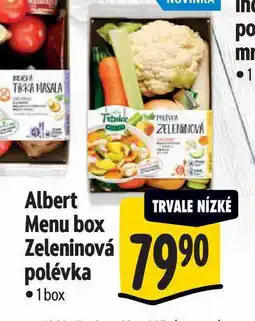Albert Albert Menu box Zeleninová polévka 1 box nabídka