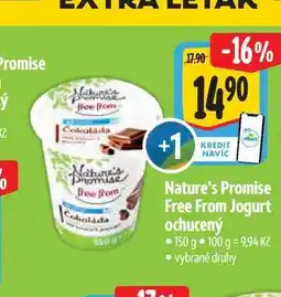 Albert Nature's Promise Free From Jogurt ochucený 150 g nabídka