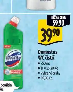 Albert Domestos WC čistič 750 ml nabídka