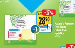 Albert Nature's Promise Free From Eidam 45% - plátky 100 g nabídka