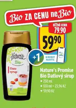 Albert Nature's Promise Bio Datlový sirup 250 ml nabídka
