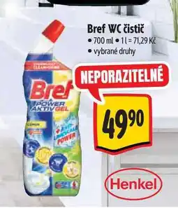 Albert Bref WC čistič 700 ml nabídka