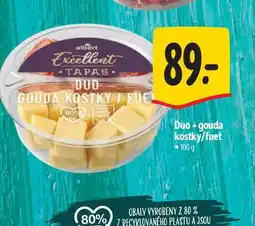 Albert Duo-gouda kostky/fuet 100 g nabídka
