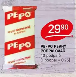 Flop Pe-Po pevný podpalovač nabídka