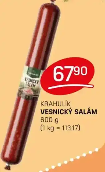 Flop Krahulik Vesnický salám nabídka