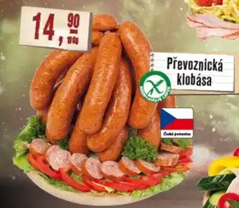 Maso Třebovle Převoznická klobása nabídka