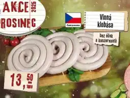 Maso Třebovle Vinná klobása nabídka