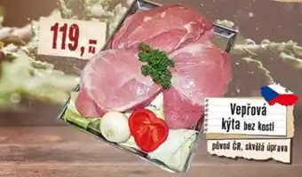 Maso Třebovle Vepřová kýta bez kostí nabídka