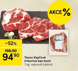 Tesco Tesco Vepřová krkovice bez kosti nabídka