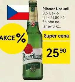 Tesco Pilsner Urquell nabídka